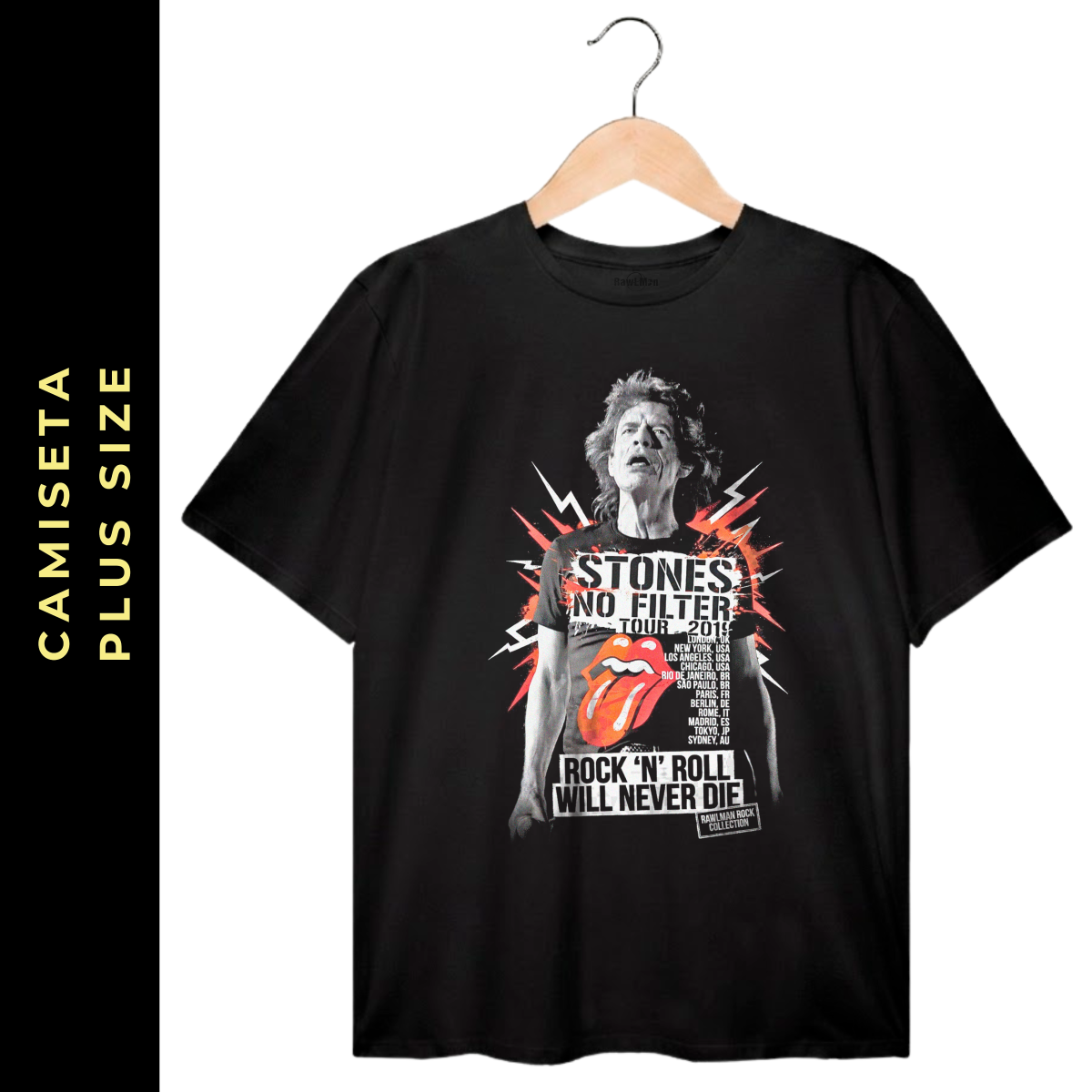 Plus Size Rock Rolling Stone III