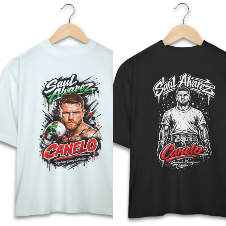 Nome do produto: Oversized Saul Canelo Alvarez Kit Promo II 2 camisetas por 125,50 cada (251,00 no total)