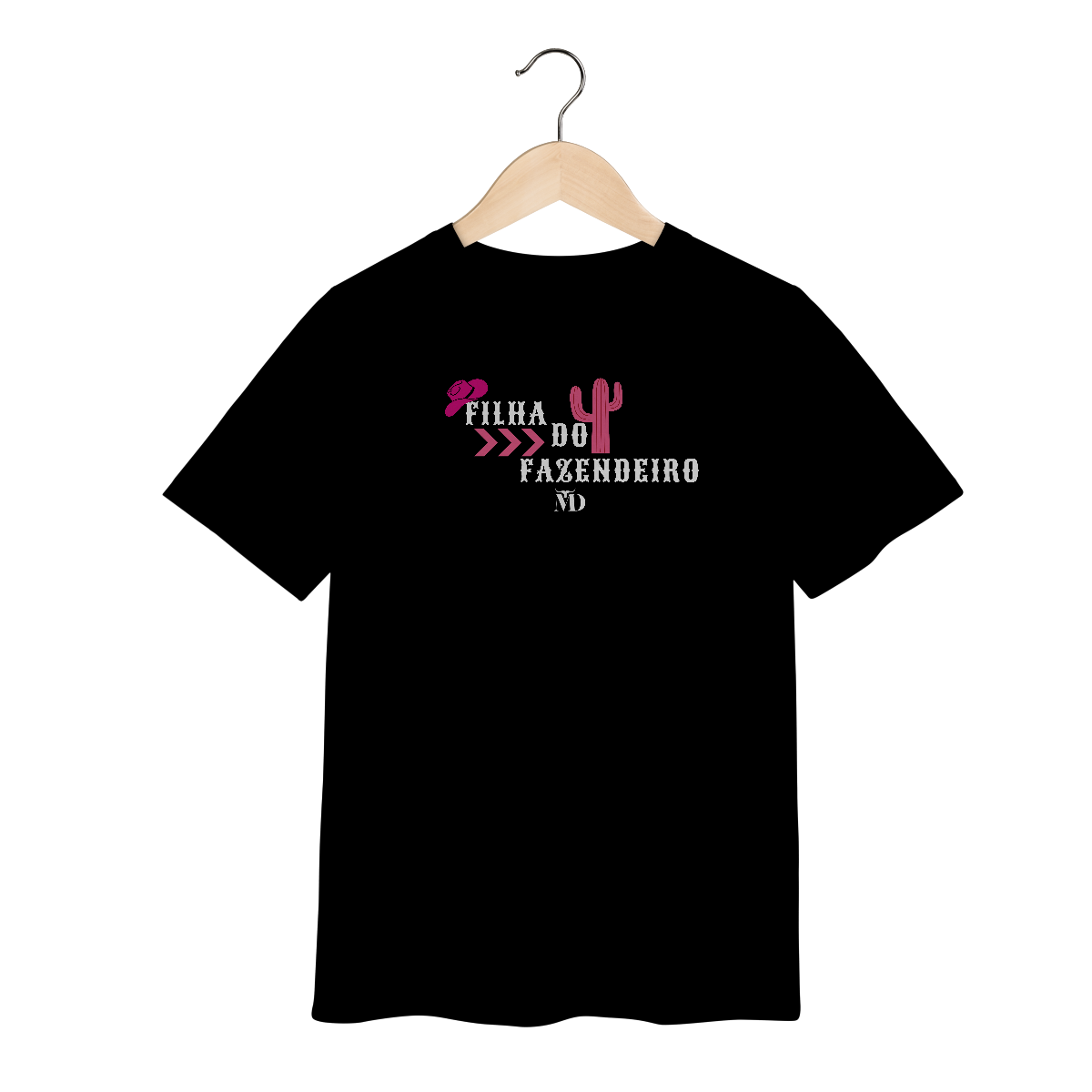 Nome do produto: Camiseta Infantil Country MD Filha Do Fazendeiro