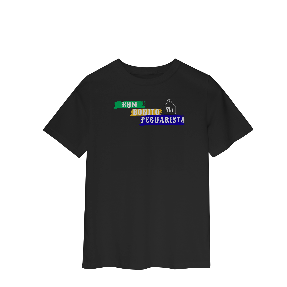 Nome do produto: Camiseta Infantil Country MD Bom Bonito Pecuarista