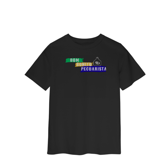 Camiseta Infantil Quality MD Bom Bonito Pecuarista