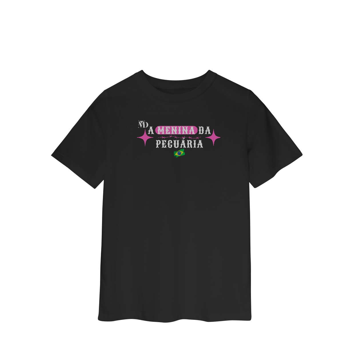 Nome do produto: Camiseta Infantil Quality MD A Menina da Pecuária