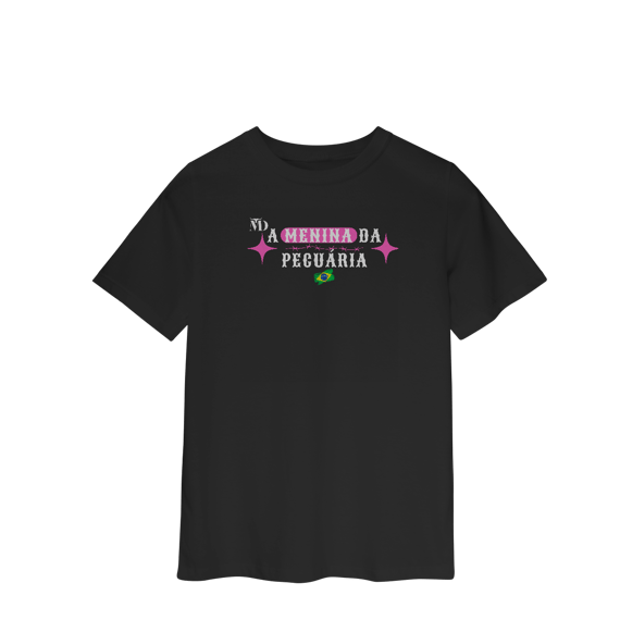 Camiseta Infantil Quality MD A Menina da Pecuária