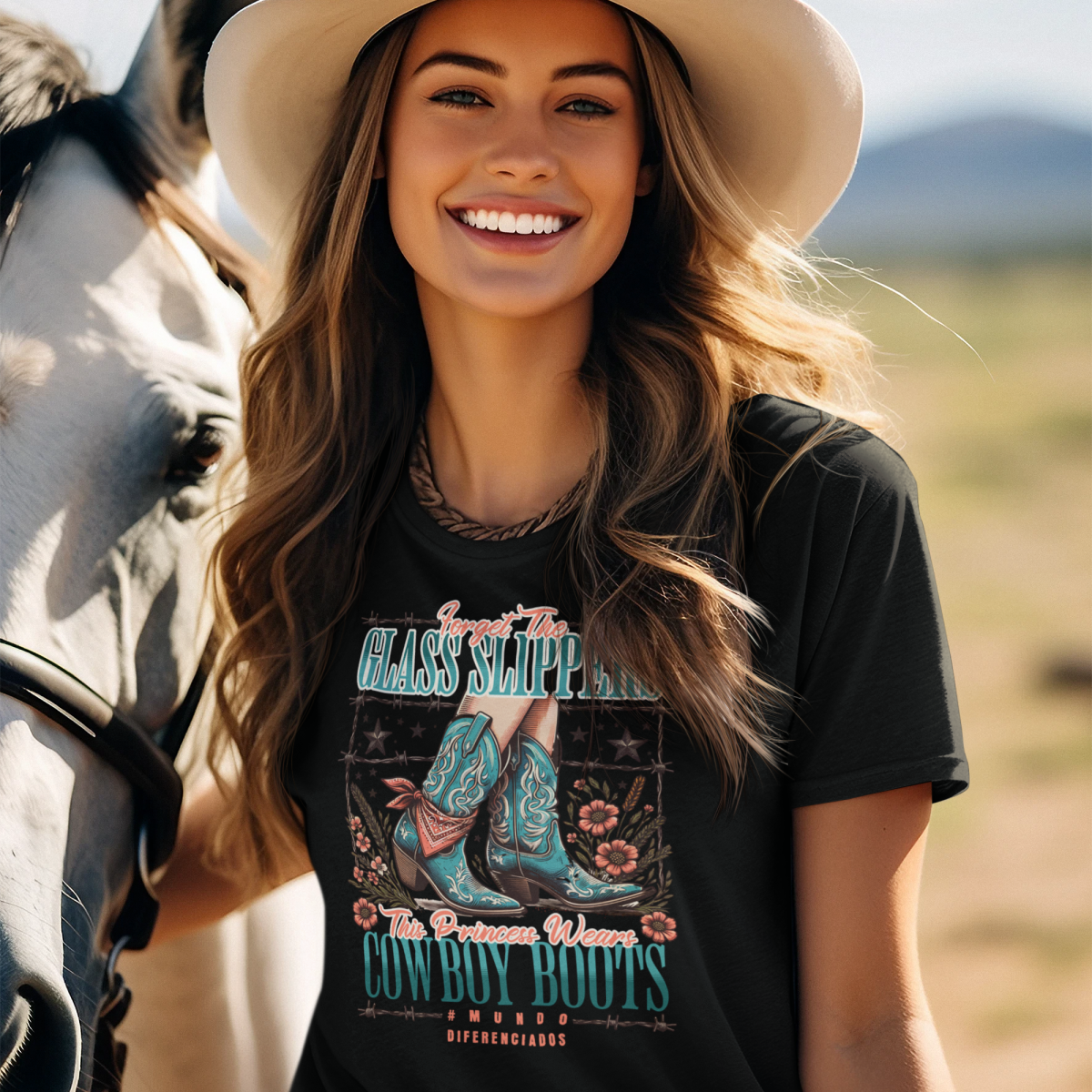 Camiseta Feminina Country MD Princess Nome do produto: Camiseta Feminina Country MD Princess