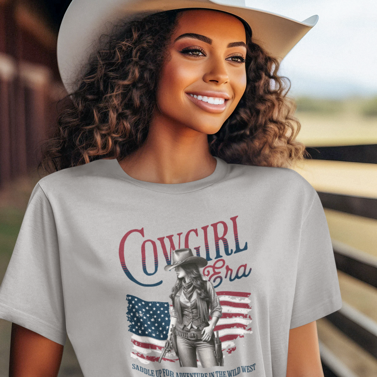Nome do produto: T-Shirt Quality MD Cowgirl ERA