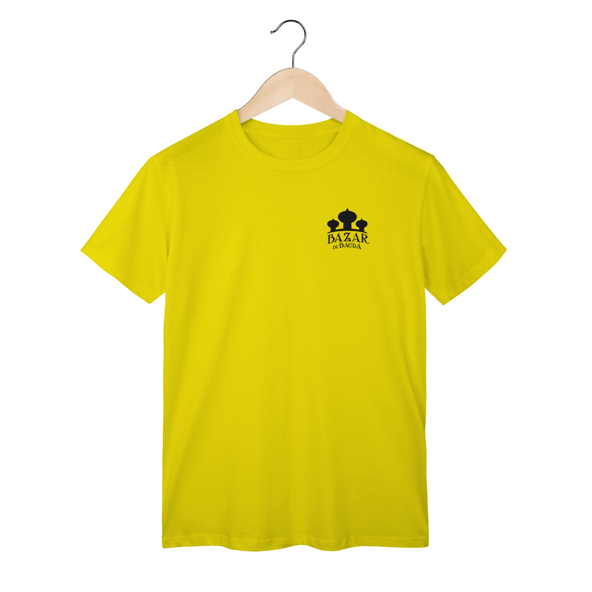 Nome do produto: Camiseta Bazar de Bagdá - Amarela