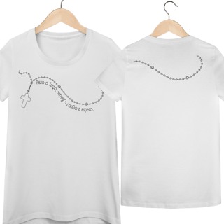 Nome do produto T-Shirt | Rezo o Terço
