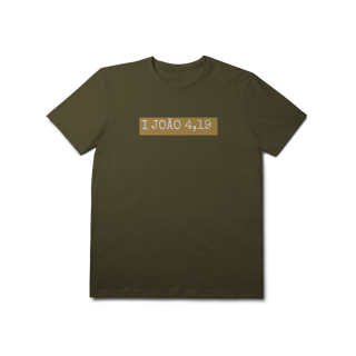 Nome do produto Camiseta I João 4,19