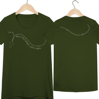Nome do produto T-Shirt | Rezo o Terço