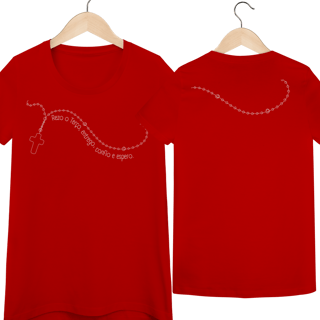 Nome do produto T-Shirt | Rezo o Terço
