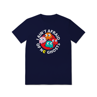 Nome do produto Camiseta Caça Fantasmas - I Aint Afraid of No Ghosts (Pac Man)