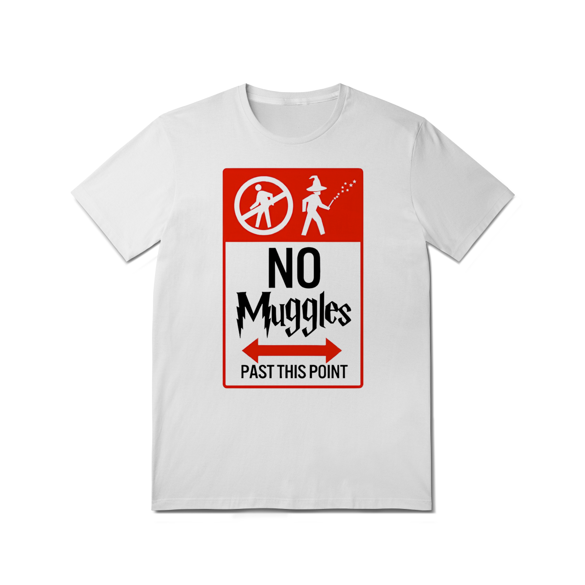 Camiseta Harry Potter - No Muggles Past This Point