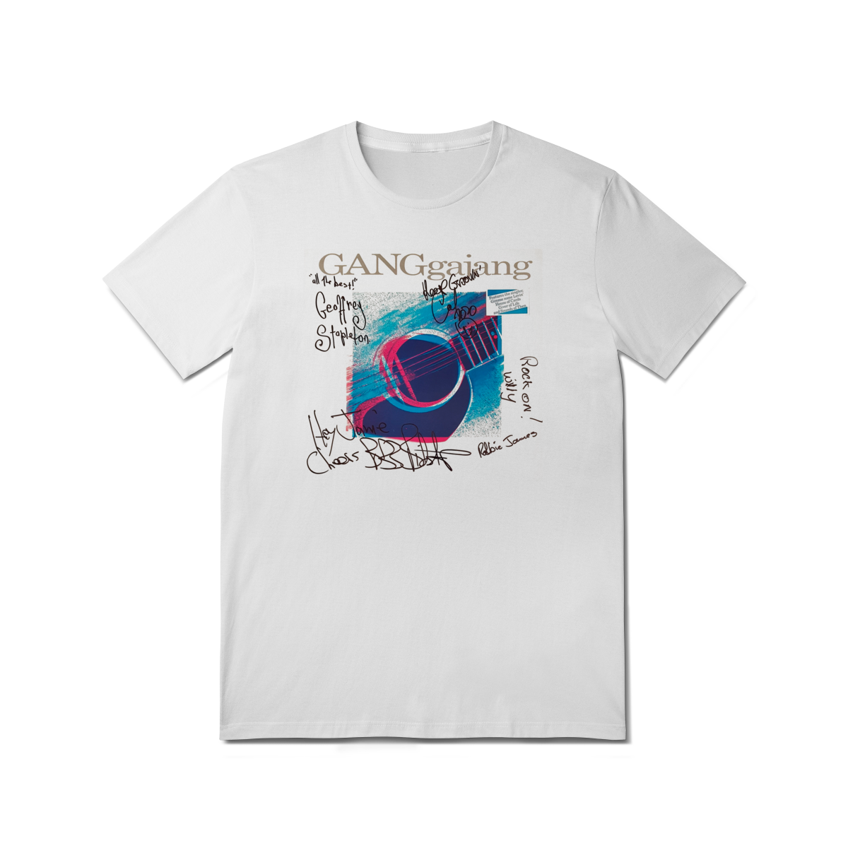 Nome do produto: Camiseta Ganggajang - Álbum de 1985 (Versão Réplica Autografada)