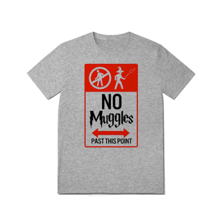 Nome do produto Camiseta Harry Potter - No Muggles Past This Point