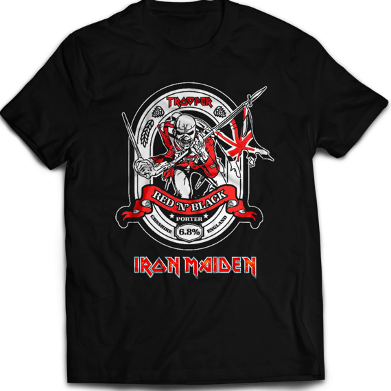 Iron Maiden - Red and White