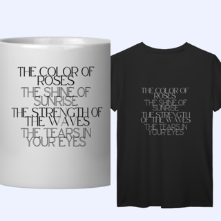 Nome do produto Kit Breathe II - Camiseta e Caneca