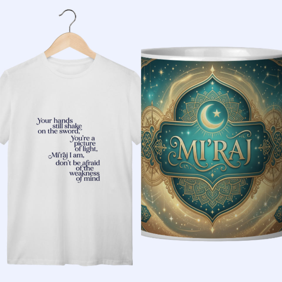 Kit Mi'raj (camisa e caneca)