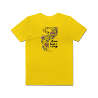 Nome do produto T-shirt Every Silence Holds a Song