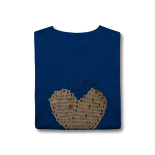 Nome do produto T-Shirt Heart Music