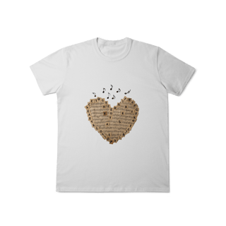 Nome do produto T-Shirt Heart Music