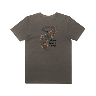 Nome do produto T-shirt Every Silence Holds a Song