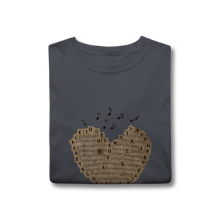 Nome do produto T-Shirt Heart Music