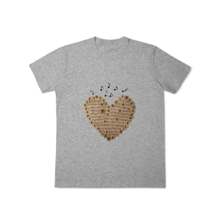Nome do produto T-Shirt Heart Music