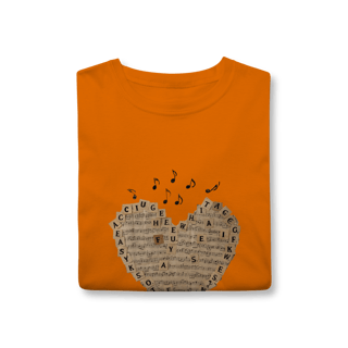 Nome do produto T-Shirt Heart Music