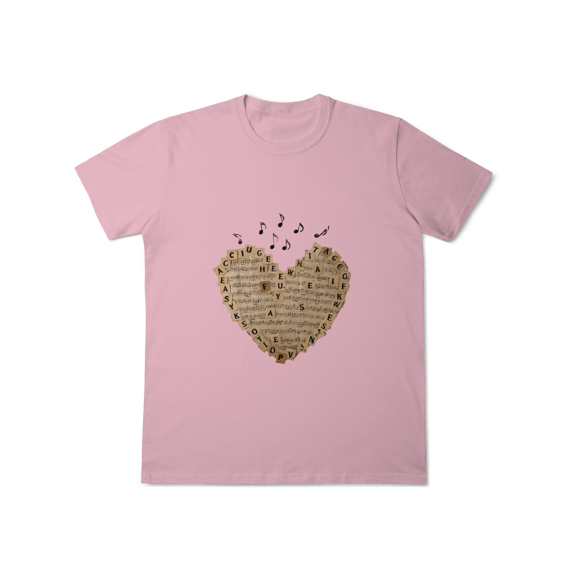 T-Shirt Heart Music