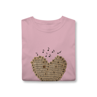 Nome do produto T-Shirt Heart Music