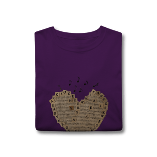 Nome do produto T-Shirt Heart Music