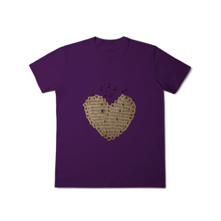 Nome do produto T-Shirt Heart Music