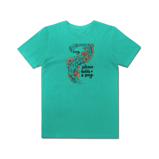 Nome do produto T-shirt Every Silence Holds a Song
