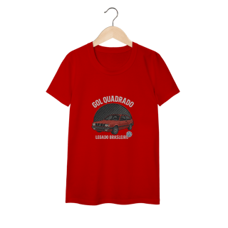 Nome do produto Camiseta Baby Long Classic – Gol Quadrado: Legado Brasileiro