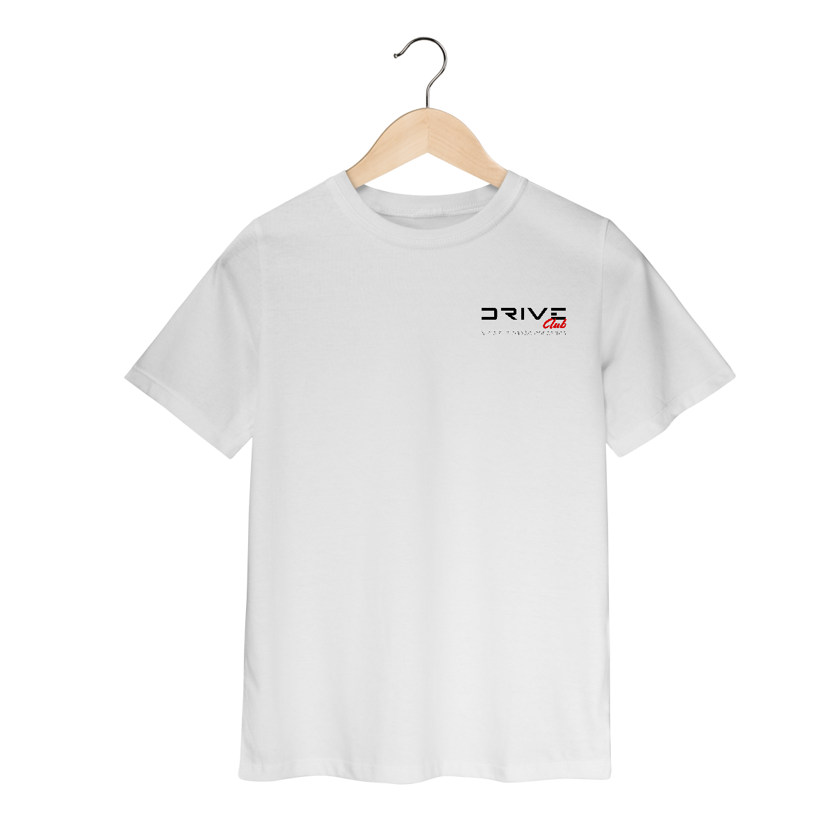 Nome do produto: T-Shirt Classic Infantil Drive Club – Estilo de Pequeno, Alma de Gigante
