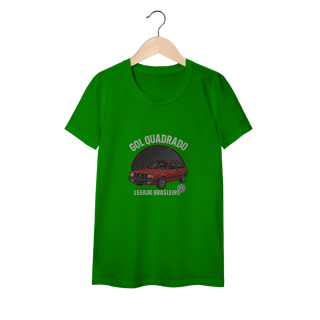 Nome do produto Camiseta Baby Long Classic – Gol Quadrado: Legado Brasileiro