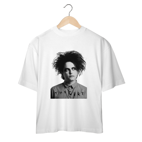 Camiseta Oversized The Cure - Robert Smith