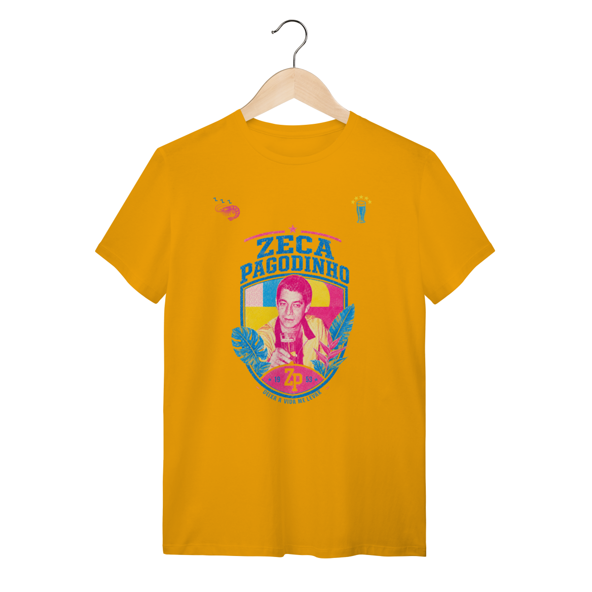 Nome do produto: Camiseta Zeca Pagodinho - Ressaca Brasileira
