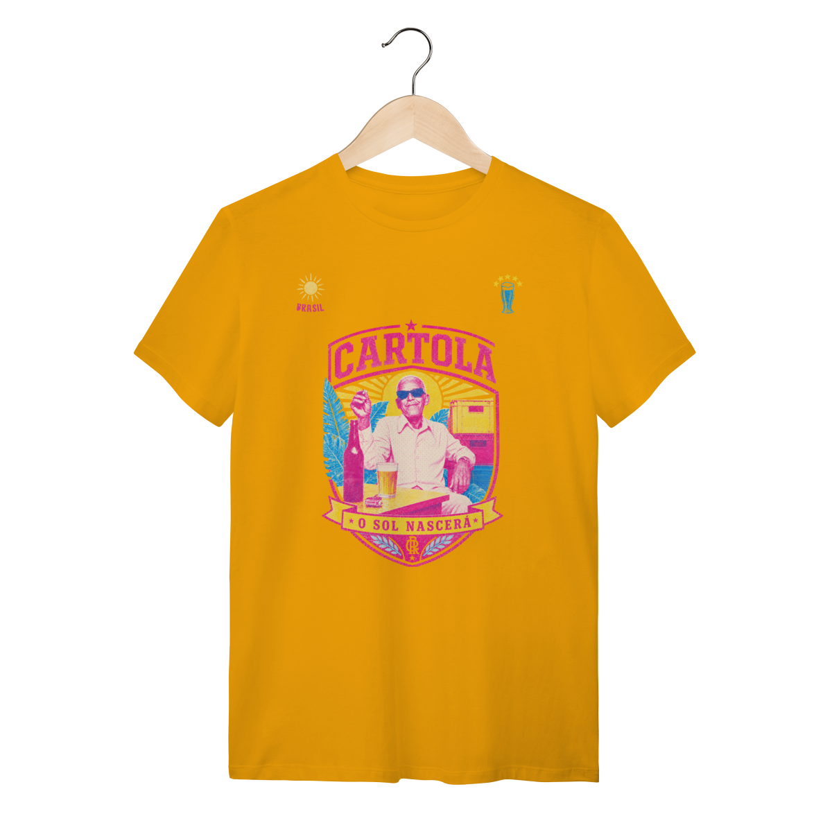 Nome do produto: Camiseta Cartola - Ressaca Brasileira