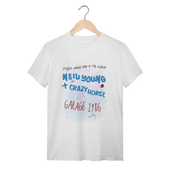 Camiseta Neil Young & Crazy Horse - Garage 1986