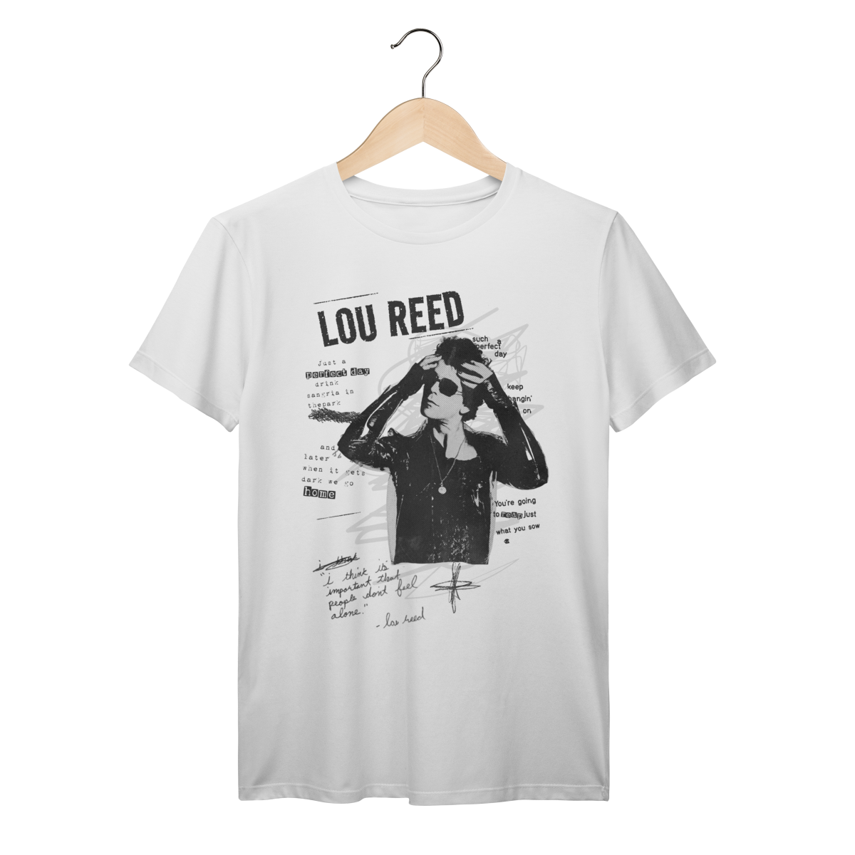 Nome do produto: Camiseta Lou Reed - Perfect Day