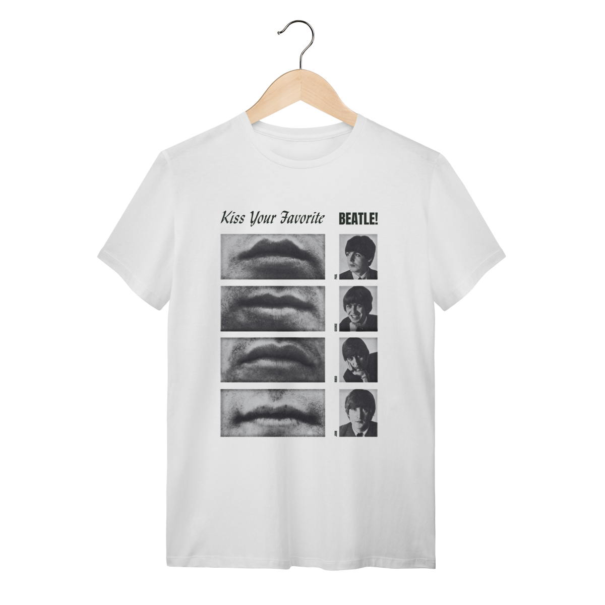 Nome do produto: Camiseta Kiss Your Favorite Beatle