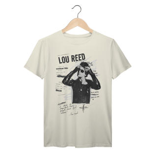 Camiseta Lou Reed - Marfim