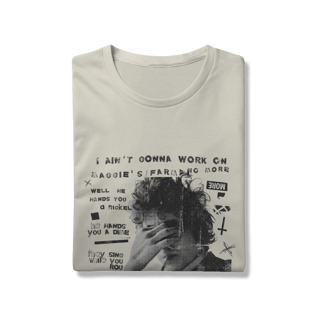 Nome do produto Camiseta Bob Dylan - Maggie - Marfim