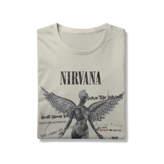 Nome do produto Camiseta Nirvana - Marfim