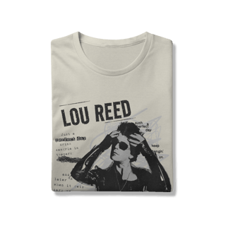 Nome do produto Camiseta Lou Reed - Marfim