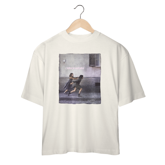 Camiseta Oversized Amiga Genial
