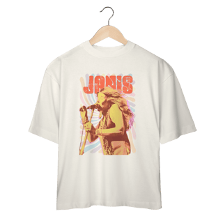 Nome do produto Camiseta Oversized Janis Joplin