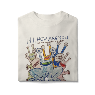 Nome do produto Camiseta Oversized Daniel Johnston is Alive Somewhere