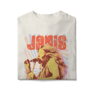 Nome do produto Camiseta Oversized Janis Joplin